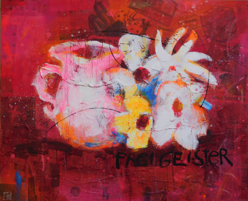 "freigeister" 2021, 90x110 cm, acryl auf leinwand