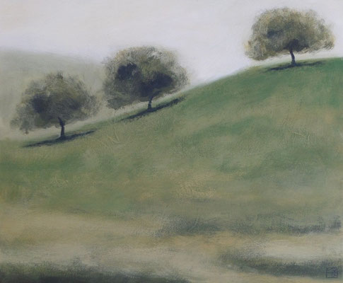 apfelbäume 2014, 50x60 cm