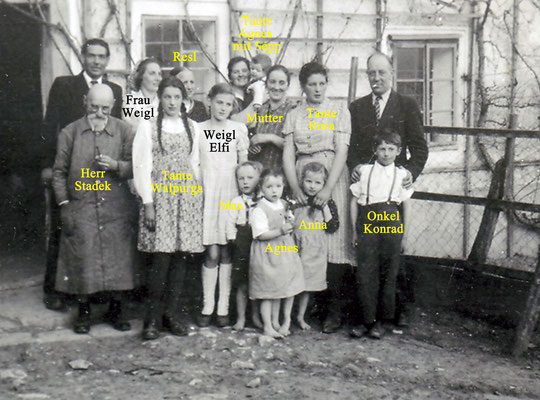 Die Famie um 1945