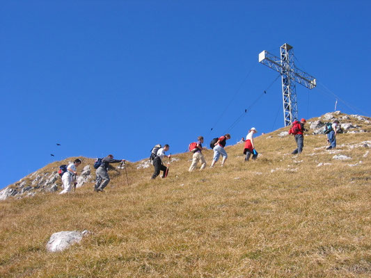 Die letzten Meter zum Brunnkogel 1.708 m