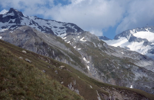 Am Weg vom Pfitschertal zur Hochfeilerhütte (rechts im Bild)