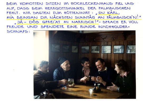 Auszug aus der Palmbuschenchronik von Hubert Kritzinger