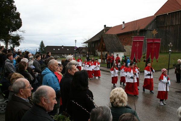 Palmweihe bei der Stehrerhofkapelle