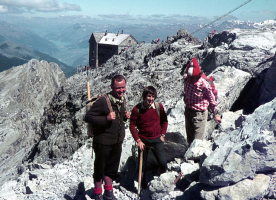 1. Ortler Tour Scherndl Franz, Ablinger Karl, Sepp Einzenberger