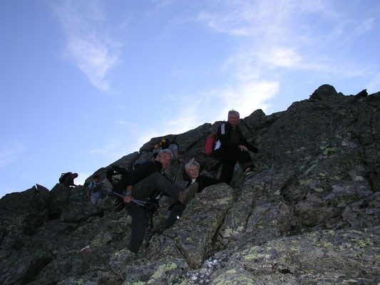 Am Aufstieg von der Siegerlandhütte zur Windachscharte