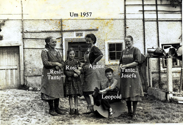 Foto mit den Tanten