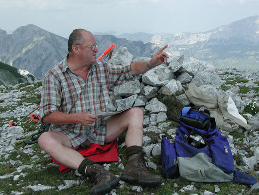 Am Edelweißboden "da is da Hochschwab"