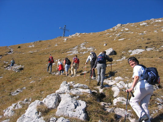 Die letzten Meter zum Brunnkogel 1.708 m