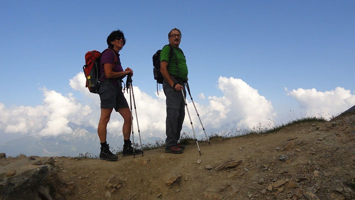 Am Serlesjöchl auf 2.384 m