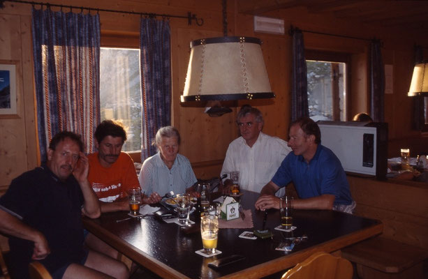 In der Hochfeilerhütte 2.710m eine der saubersten Hütten der Alpen