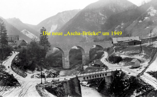 Die neue Aschachtalbrücke.