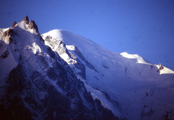 Aig. di Midi und Mont Blanc