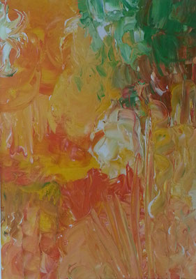 Eden, 40x30 cm, Acryl auf Leinwand