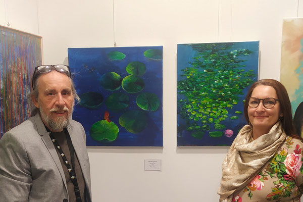 2023 ART Fair Innsbruck, zusammen mit meinem Galeristen Josef Rojko von Artinnovation