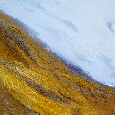 Wüstensand, Acryl auf Leinwand, Mischtechnik, 50x50 cm, 2017