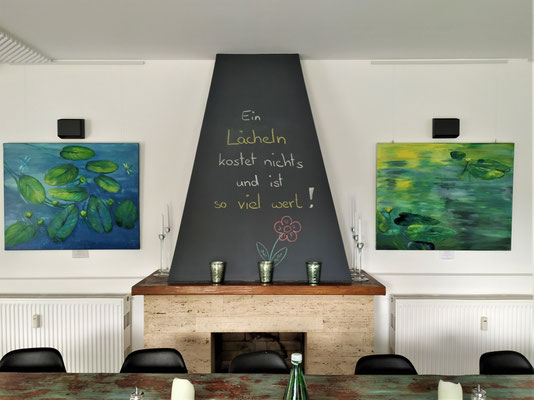 2022 "Tradition trifft Moderne", Einzel-Sommerausstellung in dem Café "Alten Meierei" Bad Aibling