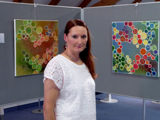 2015 Vernissage zur Einzelausstellung "Reise zum Horizont" im Haus des Gastes in Gstadt am Chiemsee