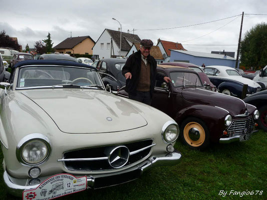 Hubert et une Simca-Mercedes