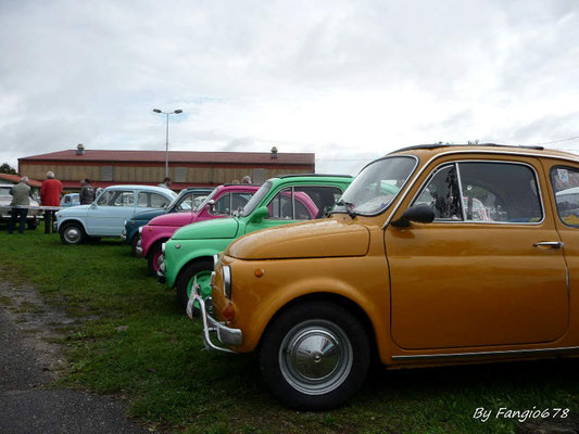 Des Fiat 500 de toutes les couleurs