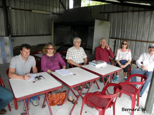 La réunion du club...