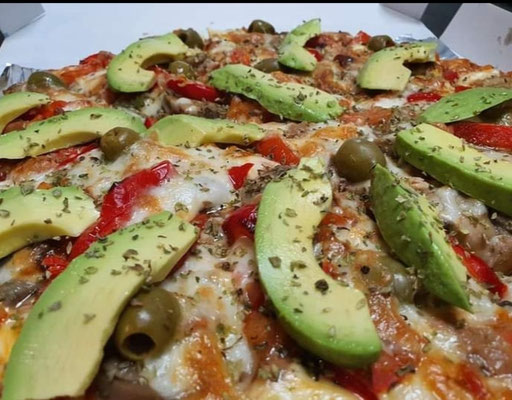 Pizza aguacate