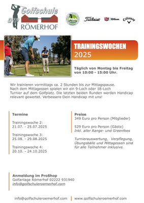 Trainingswochen