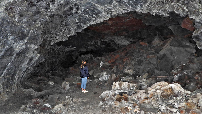 Cueva de los Naturalistas - weniger gut erhaltener Teil.