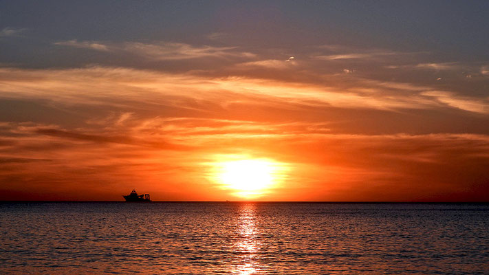 Playa Mujeres Sonnenuntergang