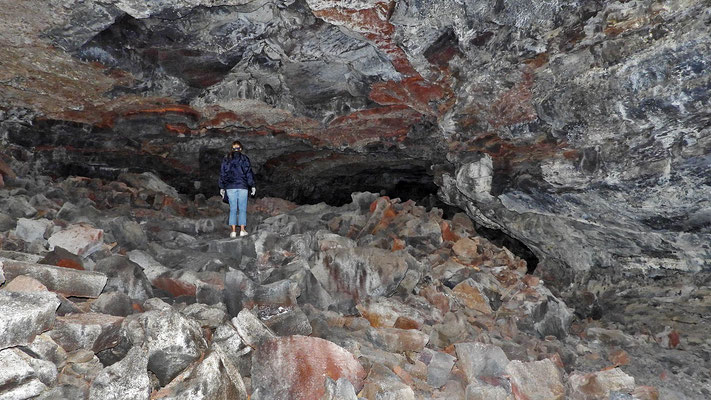 Cueva de los Naturalistas - Deckenabbrüche.