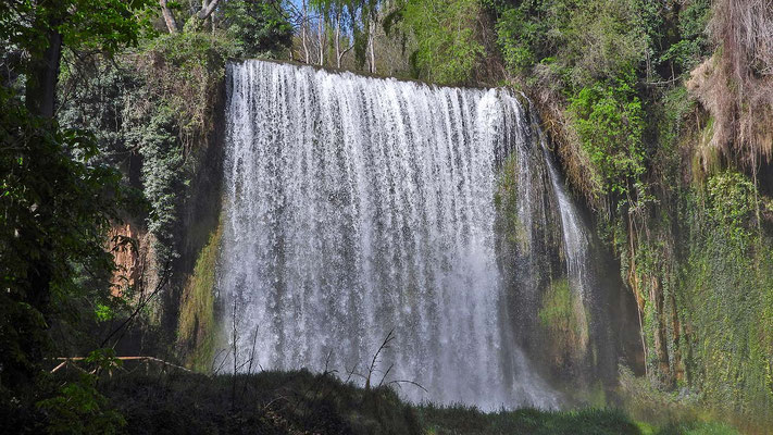 Monasterio de Piedra - der erste große Wasserfall