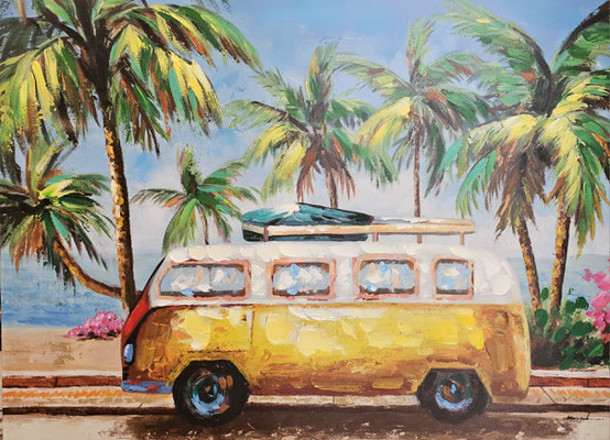 "Bully am Strand", 120 x 90 cm, 299,-€
