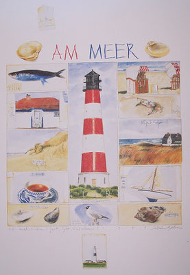 Sabine Gerke, "Am Meer", 50cmx70cm, 25,-€* 