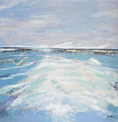 " Raue See " 100 x 100 cm , 289,-€
