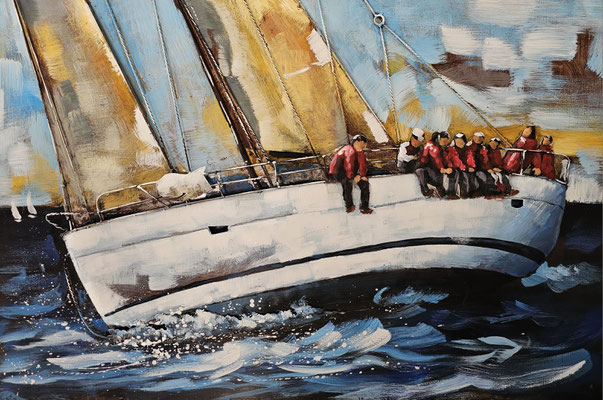 "Regatta III", Metallbild, 120x 80 cm, 349,-€