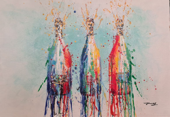 "  Party Power " 50 x 70 cm, 99,-€