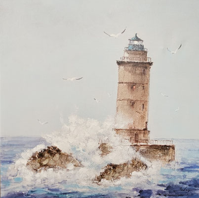 " Leuchtturm des Südens " 80 x 80 cm , 159.-€