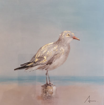 "Die Möwe Lara", 60 x 60 cm,  99,-€