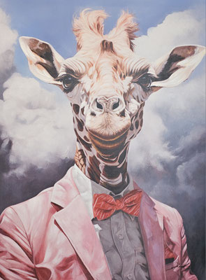 "Gentle Giraffe", 90 x 120 cm, 299,-€