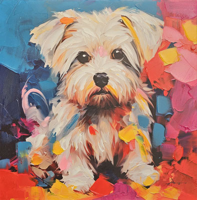 "Frechdachs", 60x 60 cm, 99,-€