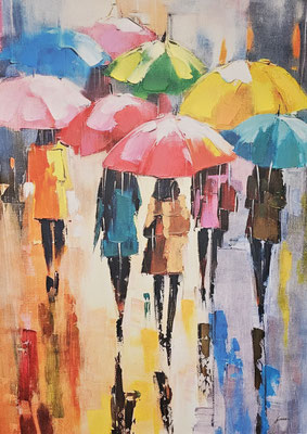 "Farbenregen", 90 x 120 cm, 329,-€