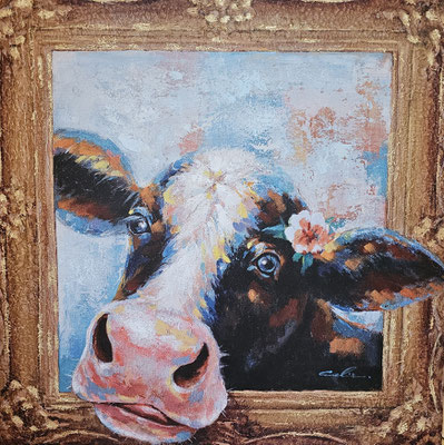 "Aus dem Rahmen gefallen", 80x 80 cm, 199,-€
