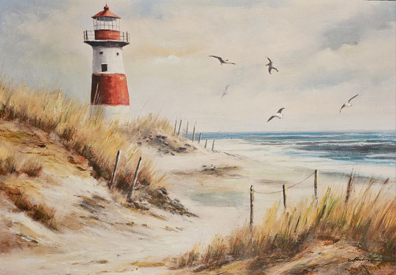 "Idylle am Leuchtturm", 70x 100 cm, 239,-€