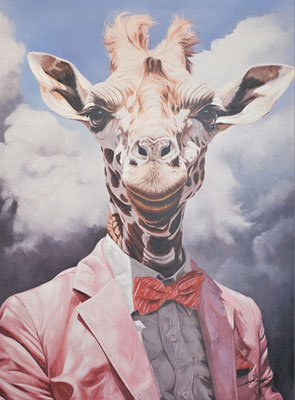 "Gentle Giraffe", 90 x 120 cm, 299,-€