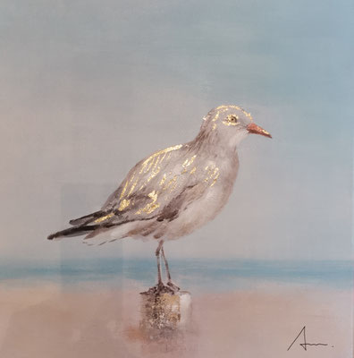 "Die Möwe Lara", 60 x 60 cm,  99,-€