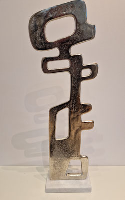 "Silberner Schlüssel" bestehend aus Metall/ auf Granitsockel 73cm, 239,-€