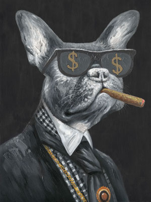 "French Bulldog" 90 x 120 cm, 299,€