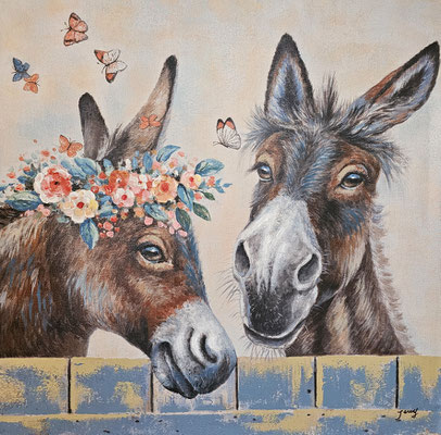 "Lolek& Bolek", 80x 80 cm, 199,-€