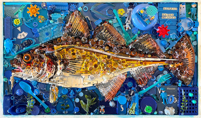"Dorsch Gadus Morhua", A. Darkow, 60x99cm, 1199,-€