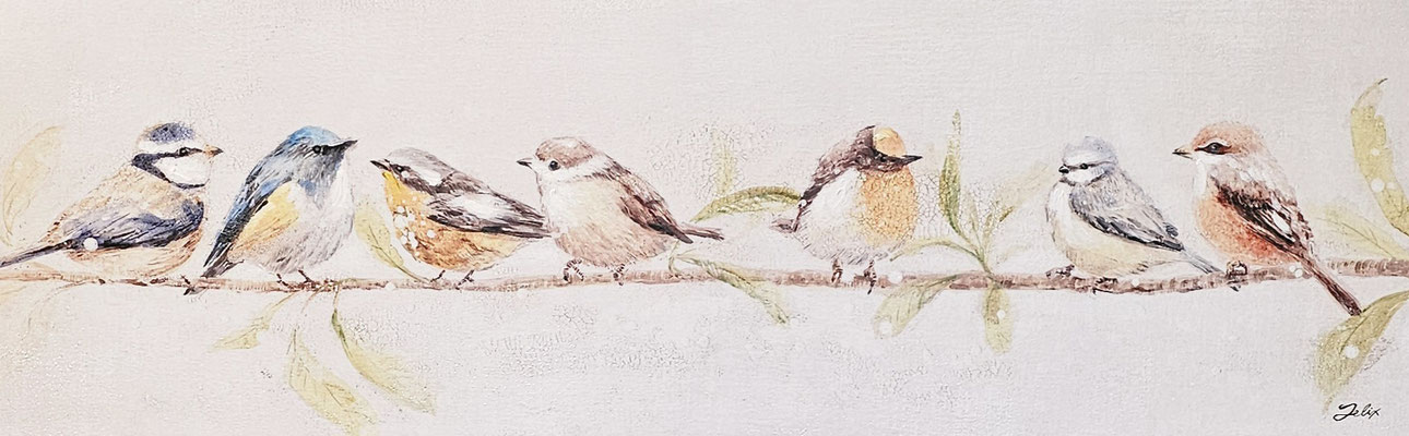 "Sieben auf einen Streich", 40 x 120 cm, 169,-€