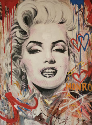 "Marylin Monroe" 90x 120 cm, 299,-€